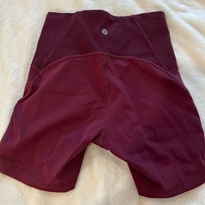 Lululemon Biker Shorts - purple size 4